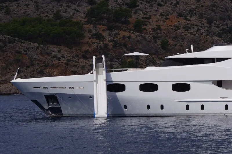 Custom Boat Slide